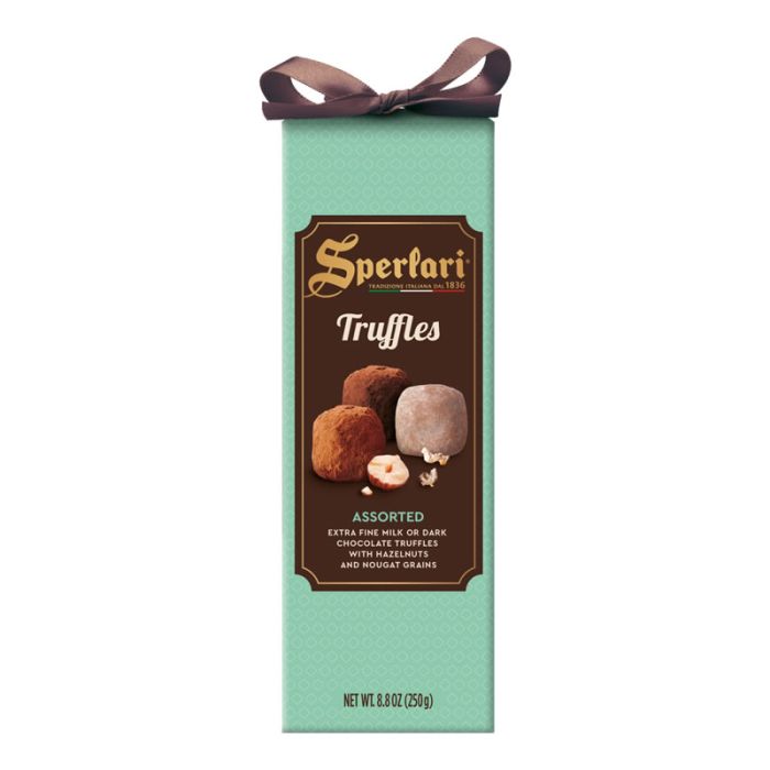 Sperlari Assorted Chocolate Truffles Gift Box -- 250 g (8.8 oz)