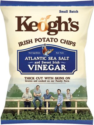 Keogh’s Atlantic Sea Salt & Irish Cider Vinegar Crisps -- 40g