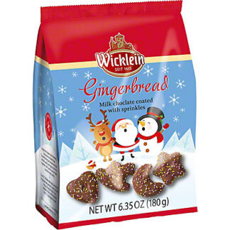Wicklein Milk Chocolate Coated Gingerbread with Sprinkles -- 6.35 oz