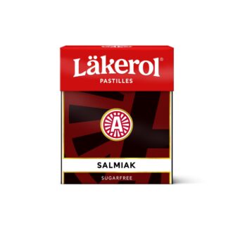 Lakerol Salmiak Salty Licorice Sugar Free Candy Drops – 23g