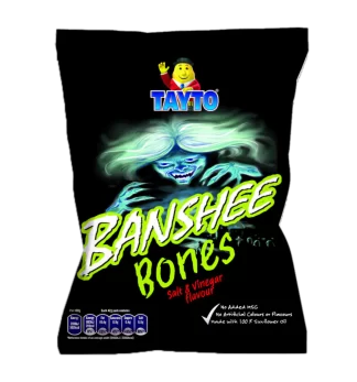 Tayto Banshee Bones Salt & Vinegar Crisps -- 42g