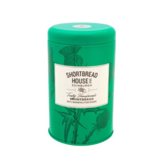 Shortbread House of Edinburgh Shortbread Biscuits with Warming Stem Ginger TIN – 140g