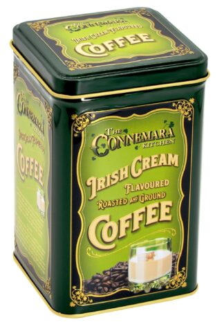 The Connemara Kitchen Irish Cream Roasted and Ground Coffee Tin -- 100g