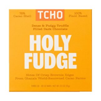 TCHO Chocolate Holy Fudge Dark Chocolate Bar -- 2.5 oz
