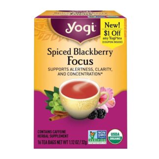 Yogi Tea Organic Spiced Blackberry Focus Tea -- 16 Tea Bags