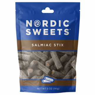 Nordic Sweets Salty Licorice Salmiac Heksehyl Stix -- 141g(5 oz)