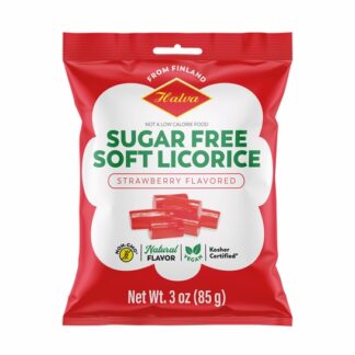 Halva European Style Sugar-Free Strawberry Licorice Bag -- 85g(3 oz)