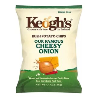 Keogh’s Mature Irish Cheese And Onion Crisps Sharebag Irish Potato Chips — 125g