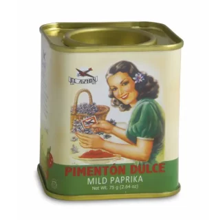 El Avion Spanish Sweet Paprika Vintage Tin -- 75g (2.64oz)