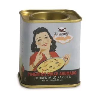 El Avion Smoked Spanish Sweet Paprika Vintage Tin -- 75g (2.64oz)