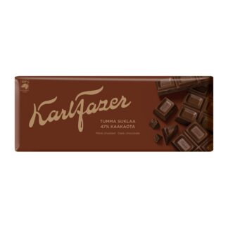 Fazer Dark Chocolate 47% Cocoa Bar -- 7.05 oz (200g)