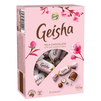 Fazer Geisha Milk Chocolate with Hazelnut Filling Box -- 150g
