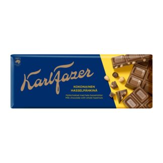 Fazer Milk Chocolate with Whole Hazelnuts Bar -- 7.05 oz (200g)