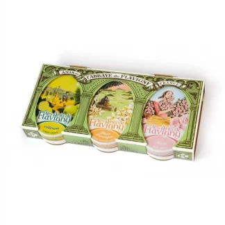 Les Anis De Flavigny Abbaye de Flavigny 3 Tin Gift Set Lemon, Orange, Rose — 3 X 1.8oz