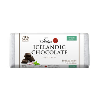 Nói Síríus Icelandic Chocolate 70% Dark Chocolate Mint Bar -- 7.05oz (200g)