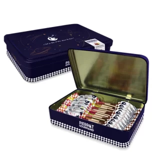 Pierrot Gourmand Tin of Lollipops 20CT -- 9.24oz