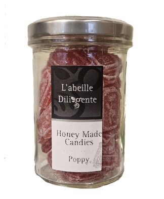L'Abeille Diligente Poppy Flavored Honey Candies Drops — 130g (4.59 oz)