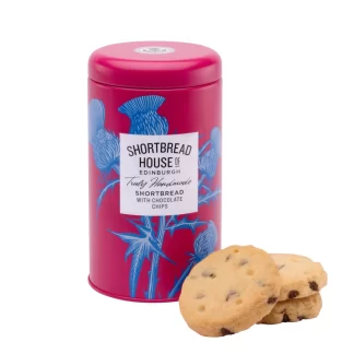Shortbread House of Edinburgh Shortbread Biscuits with Chocolate Chips TIN — 140g