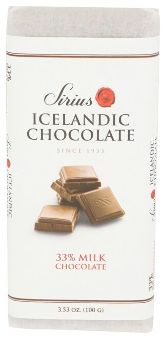 Nói Síríus Icelandic Chocolate 33% Milk Chocolate Bar — 3.05oz (100g)