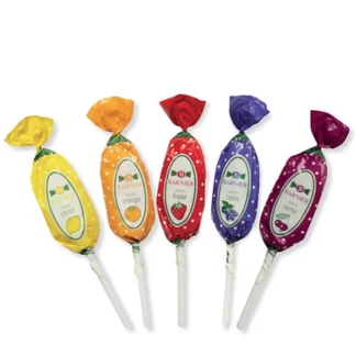 Bonbons Barnier French Assorted Fruit Flavored Lollipops - 1 Unit