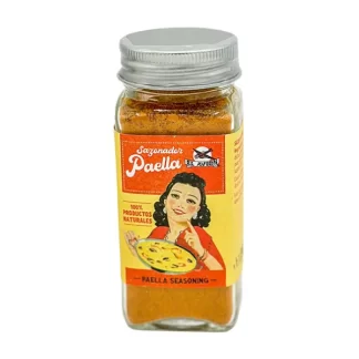 El Avion Natural Paella Seasoning with Saffron -- 2.12oz (60g)