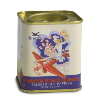 El Avion Smoked Hot Paprika Vintage Tin -- 75g (2.65 oz)