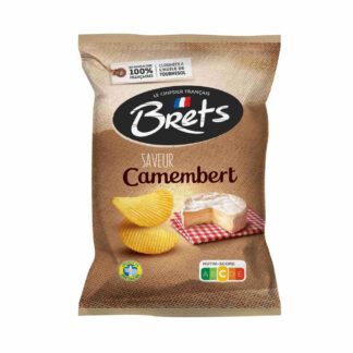 Brets Camembert Cheese French Potato Chips -- 125g