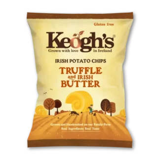 Keogh's Truffle and Irish Butter Crisps Sharebag Irish Potato Chips -- 125g