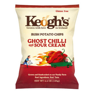 Keogh's Ghost Chilli and Sour Cream Crisps Sharebag Irish Potato Chips — 125g