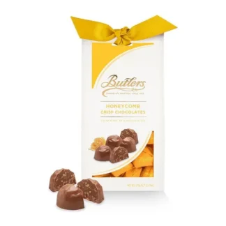 Butlers Irish Chocolates Honeycomb Crisp Milk Chocolate Truffles Taper Box -- 170g (5.99oz)