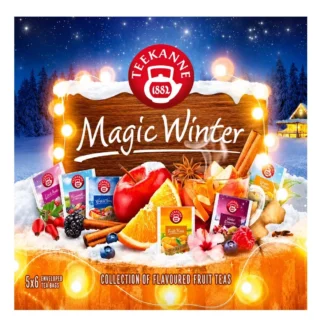Teekanne Magic Winter Collection of Flavored Fruit Teas Gift Box -- 30 Tea Bags
