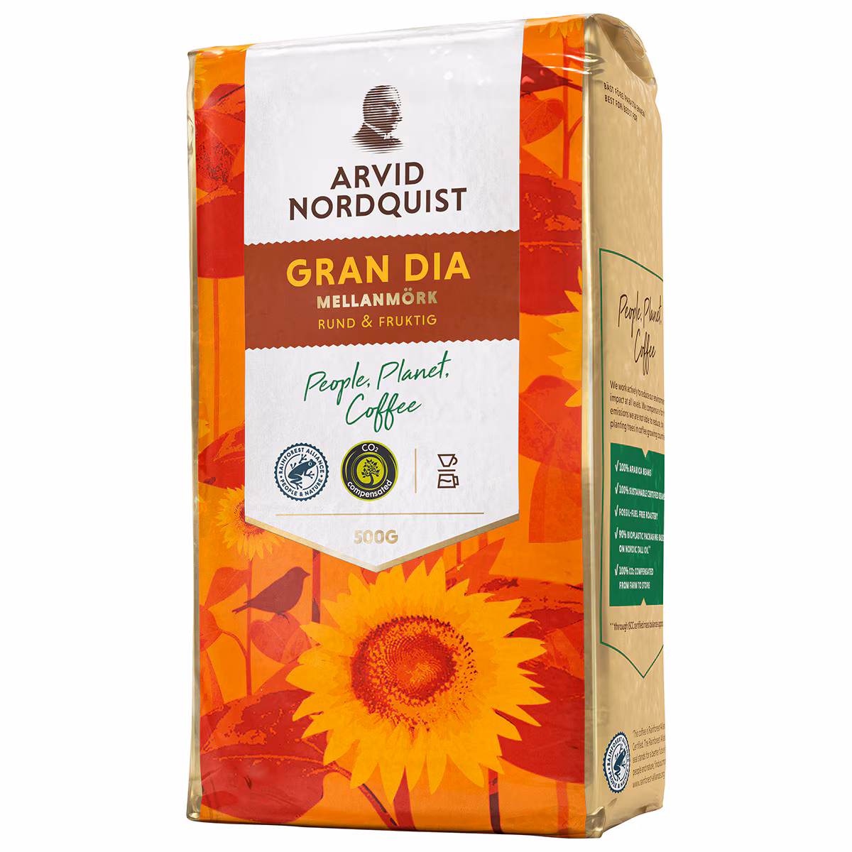 Arvid Nordquist Classic Medium/Dark Roast (Gran Dia) Ground Coffee -- 500g