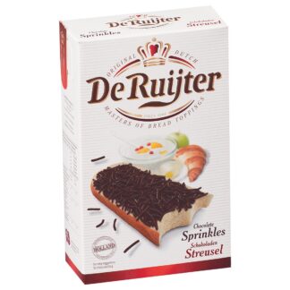 De Ruijter Dark Chocolate Hail Sprinkles -- 14 oz. (390g)