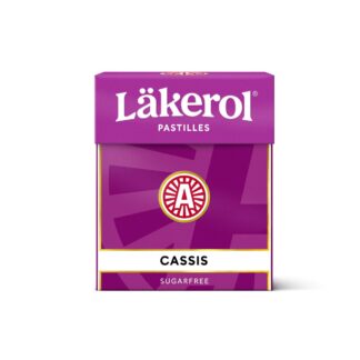 Lakerol Cassis Black Currant Sugar Free Candy Drops — 23g