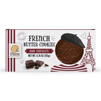 Pierre Biscuiterie Butter Cookies Coated in Dark Chocolate -- 4.76 oz. (135g)